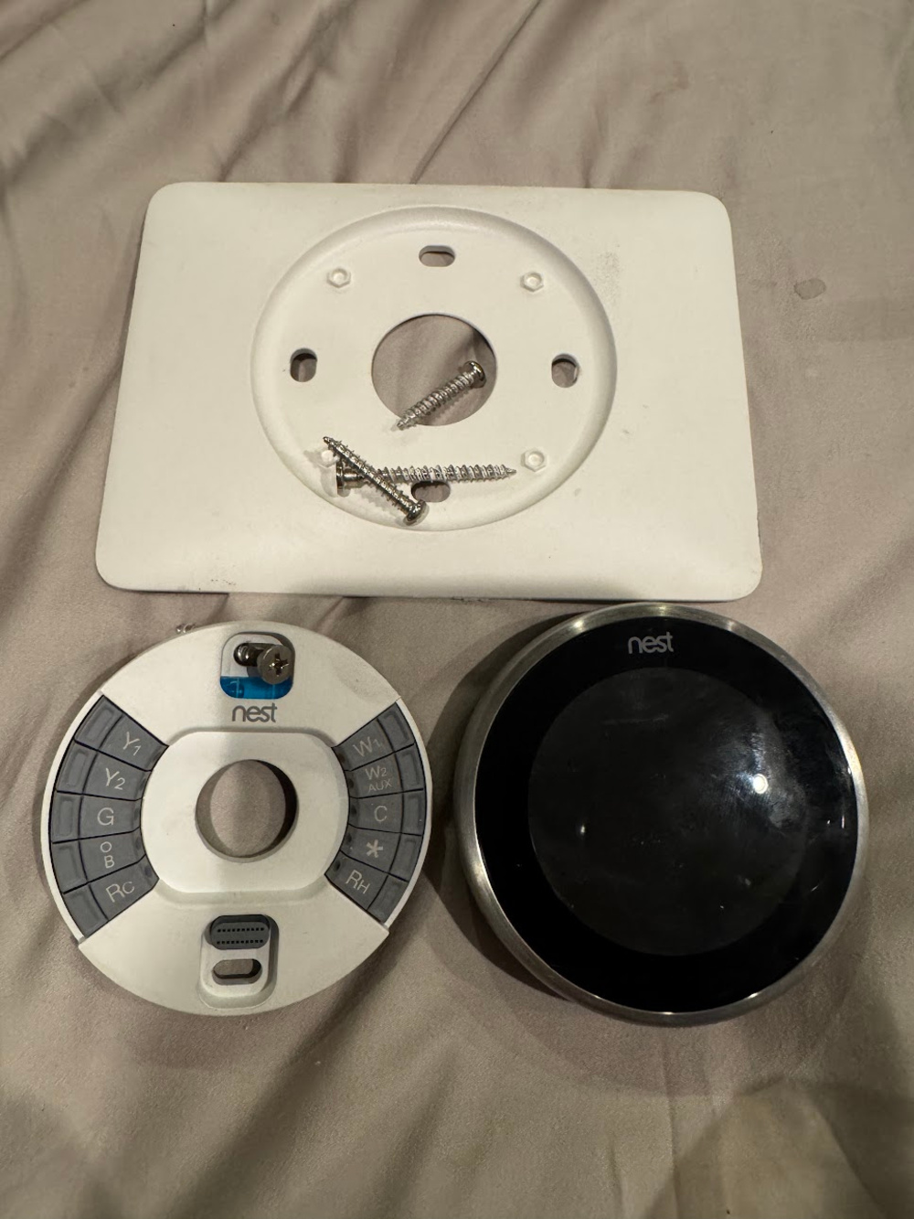 Google Nest Learning Thermostat 3rd Generation Stainless Steel